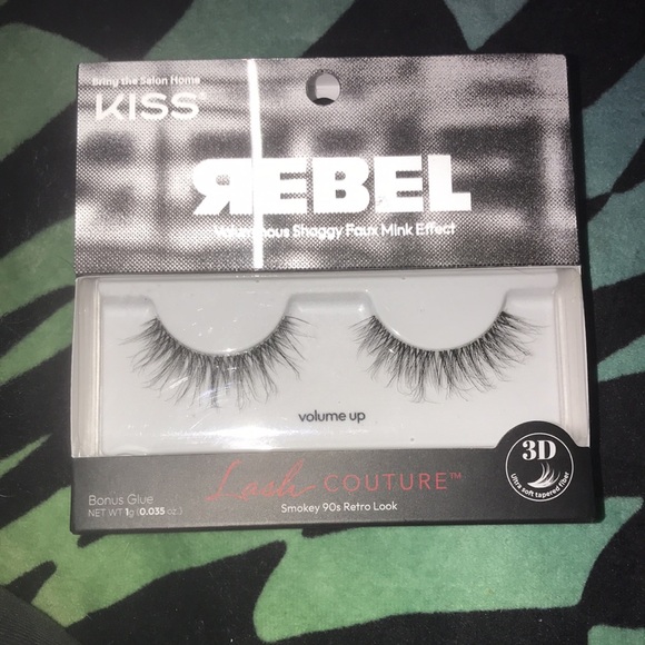 ✨🆕Kiss Rebel Voluminous Shaggy Faux Mink Effect Eyelashes!BNIB!✨ - Picture 4 of 9
